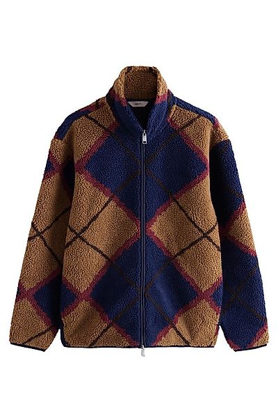 Next Fleecejacke Bedruckte Fleecejacke mit Reißverschluss (1-St) günstig online kaufen