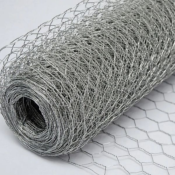 Niederberg Metall Maschendraht 25 x 25 mm Verzinkt 25 m x 50 cm - 0.8 mm St günstig online kaufen