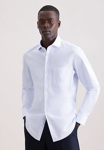 seidensticker Businesshemd Slim 1/1 Kentkragen Gestreift günstig online kaufen