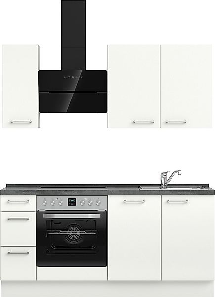 nobilia® Küchenzeile »"Laser II", Ausrichtung wählbar, Breite 180 cm« vormo günstig online kaufen