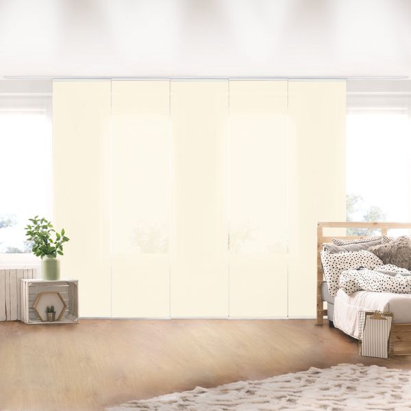 Bilderdepot24 Schiebegardine modern Flächenvorhang blickdicht Kaschmir, günstig online kaufen