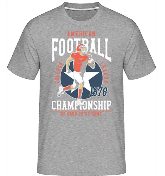 Football Go Hard · Shirtinator Männer T-Shirt günstig online kaufen
