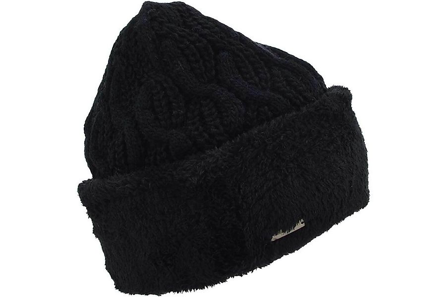 Seeberger Strickmütze Strickmütze mit Kunstfell Aufschlag und Zopfmuster 19 günstig online kaufen