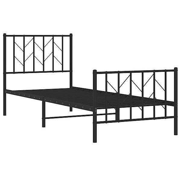 vidaXL Bett Bettgestell mit Kopf- und günstig online kaufen