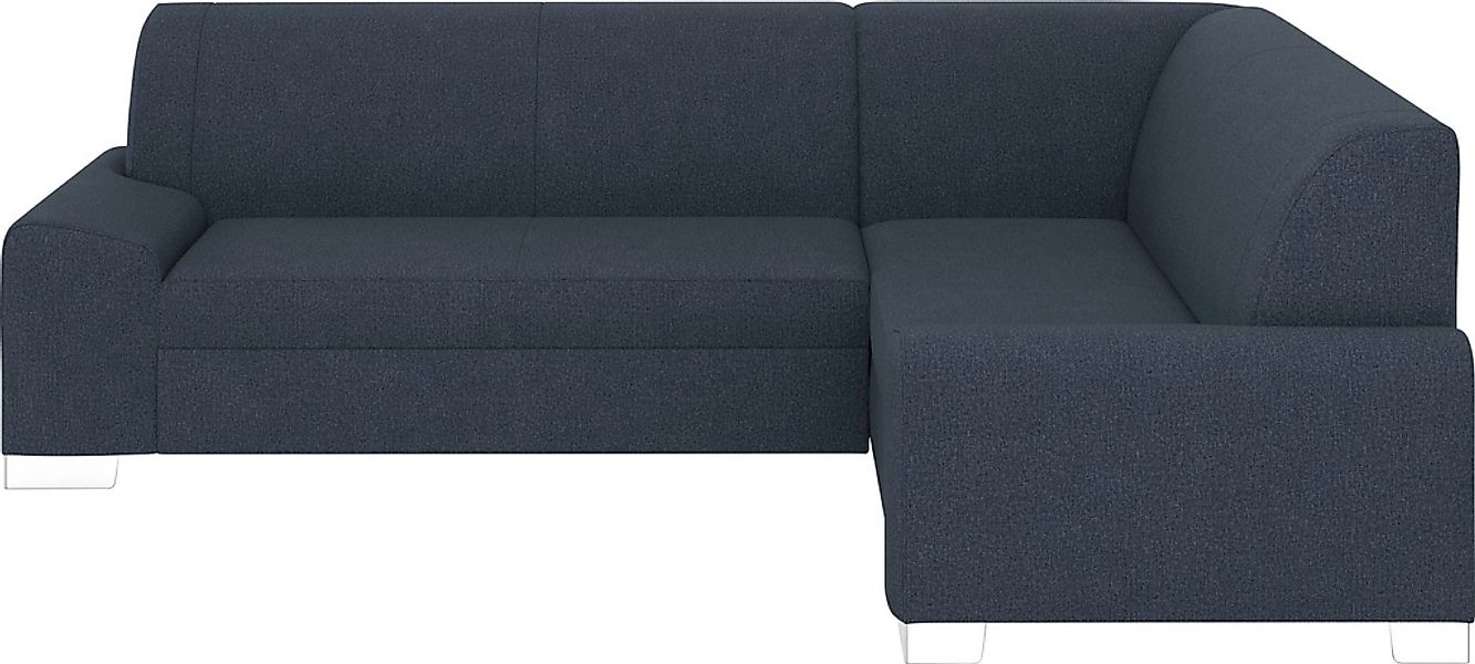 DOMO collection Ecksofa "Anzio in kubischer Formensprache, flache Armlehnen günstig online kaufen