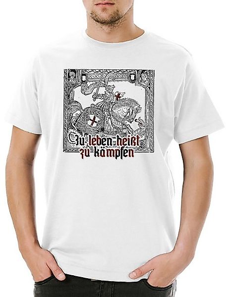 Urban Backwoods Print-Shirt Zu Leben Heißt Zu Kämpfen II Herren T-Shirt Sol günstig online kaufen