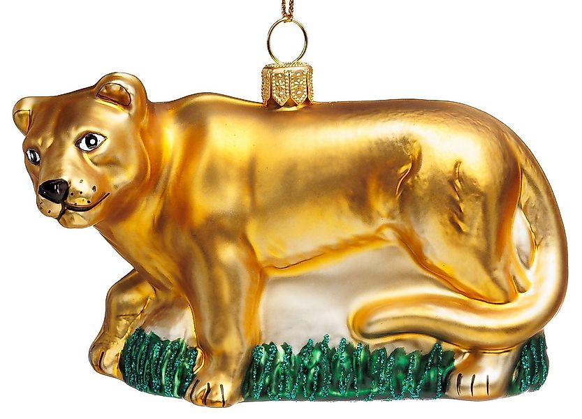 SIKORA Weihnachtsbaumkugel Löwin besondere Weihnachtskugel Glas Figur Anhän günstig online kaufen