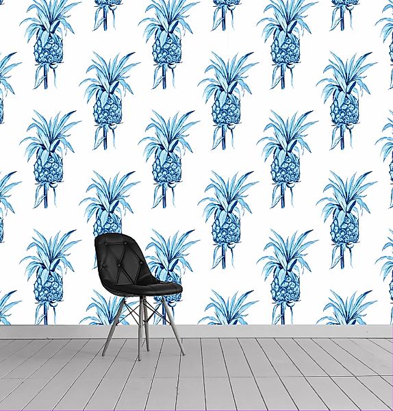 queence Vinyltapete »Judith«, bedruckt-tropisch, 90x250cm, selbstklebend, k günstig online kaufen