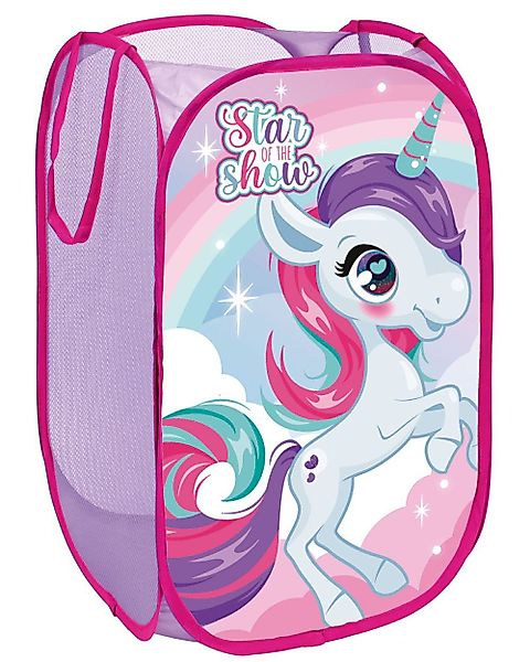 einhorn Aufbewahrungsbox Einhorn Sparkle Spielzeugaufbewahrung 36x58 günstig online kaufen