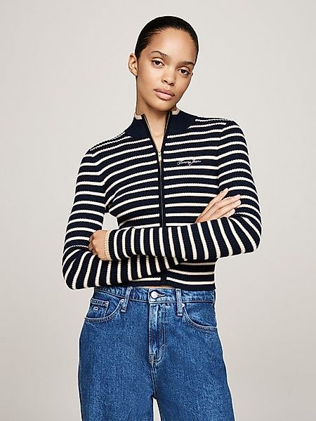 Tommy Jeans Strickjacke TJW METALLIC TIP günstig online kaufen