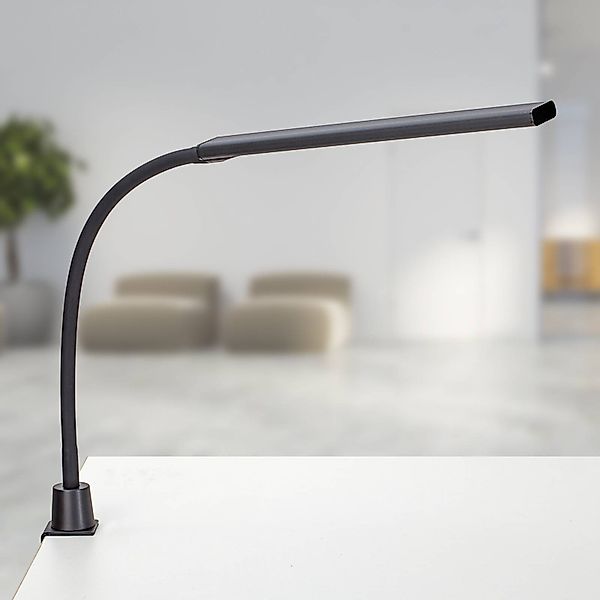 LED-Klemmleuchte MAULpirro, schwarz, 37 cm, dimmbar günstig online kaufen