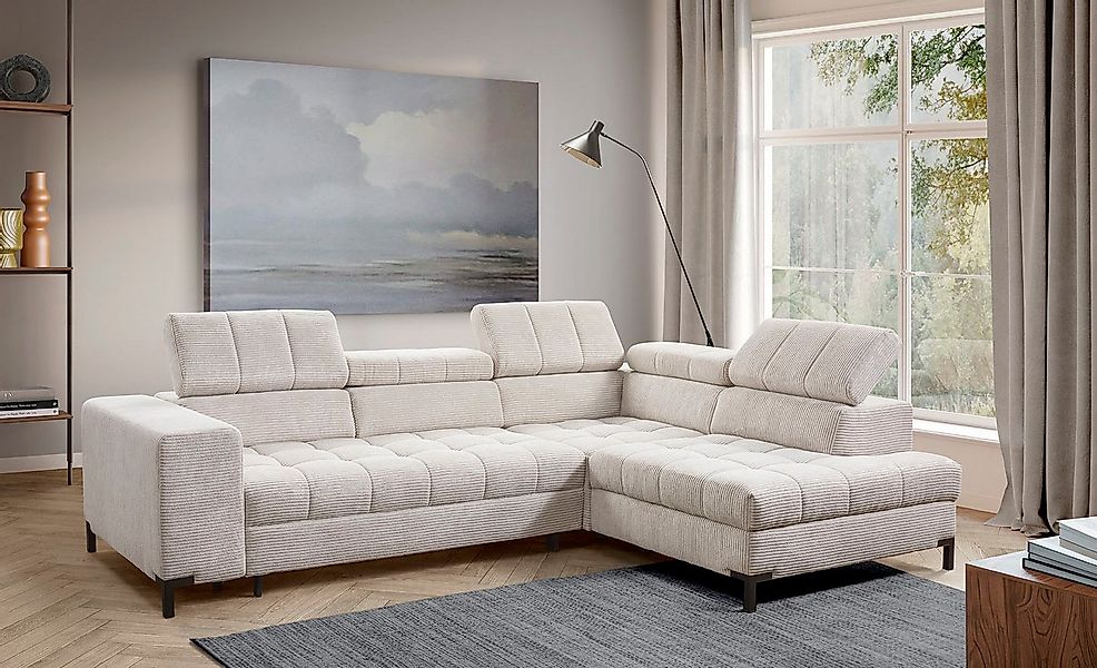 exxpo - sofa fashion Ecksofa Bocco, hochwertige Verarbeitung, toller Sitzko günstig online kaufen