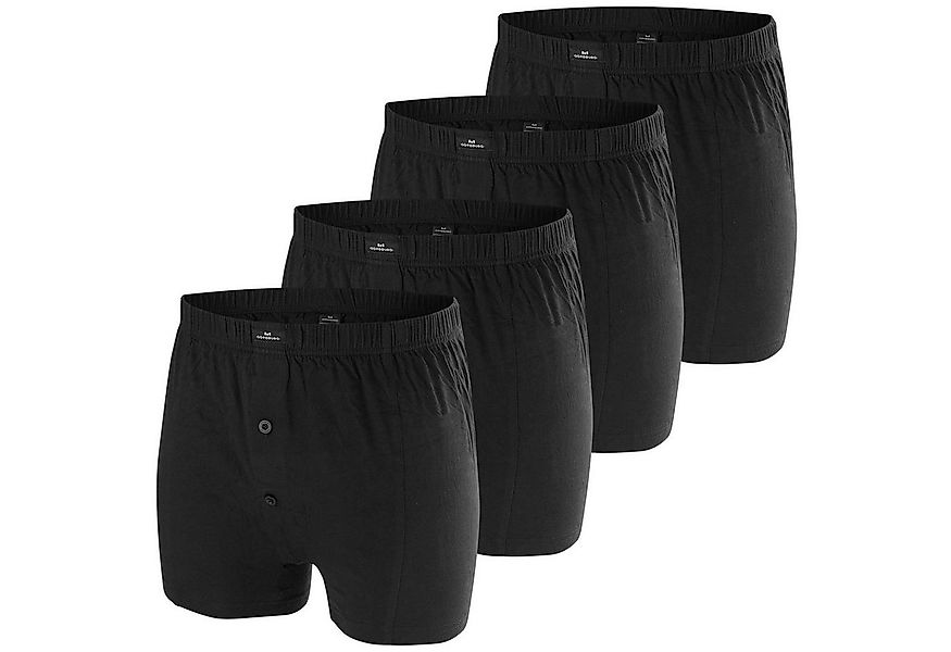 GÖTZBURG Boxershorts (4-St) mit Eingriff, 2-Knopfleiste, pflegeleicht, haut günstig online kaufen
