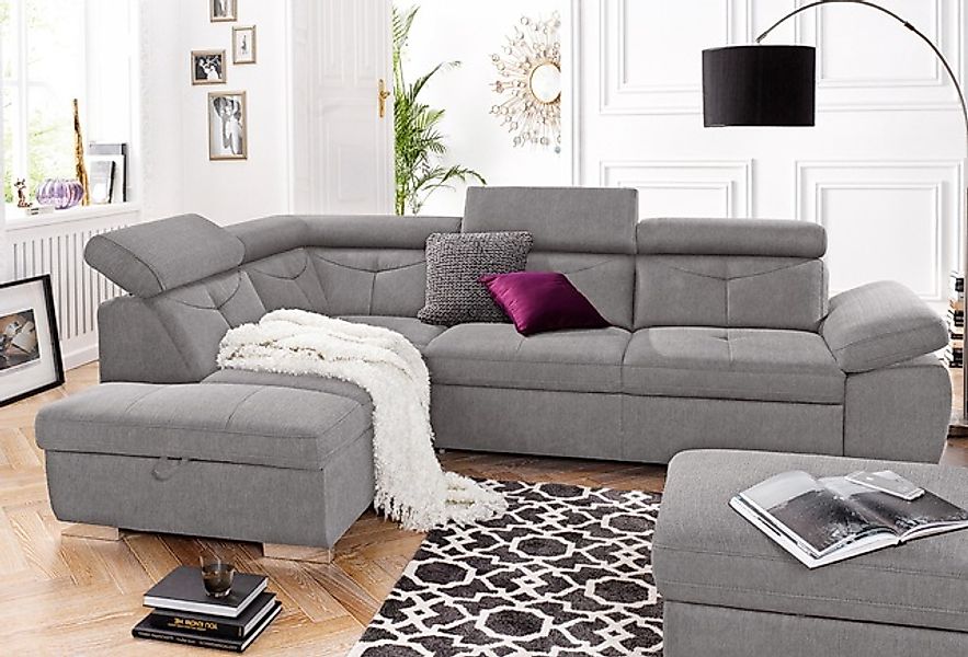 exxpo - sofa fashion Ecksofa »Spring, super bequem und komfortabel mit Armt günstig online kaufen