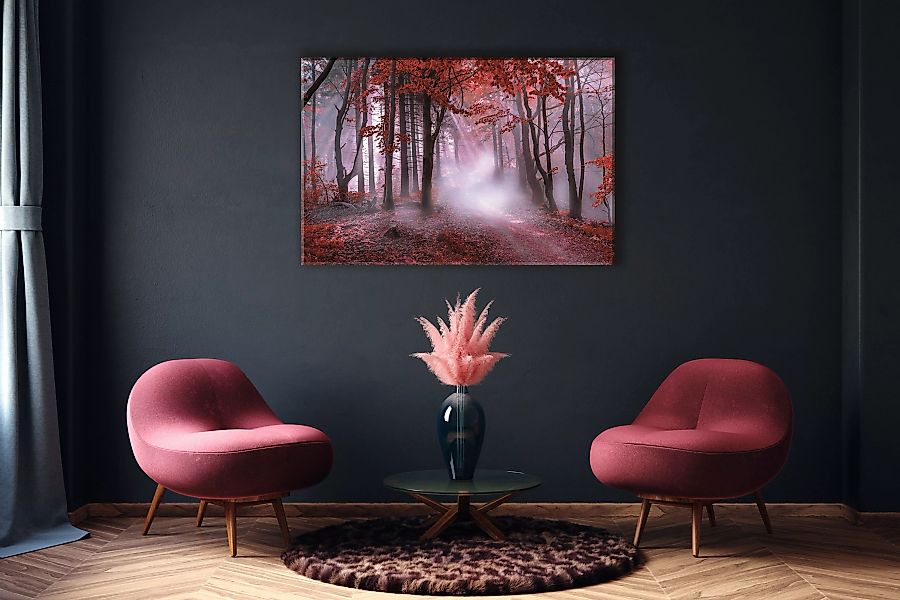 Bönninghoff Leinwandbild "Herbstwald im Nebel", (1 St.) günstig online kaufen