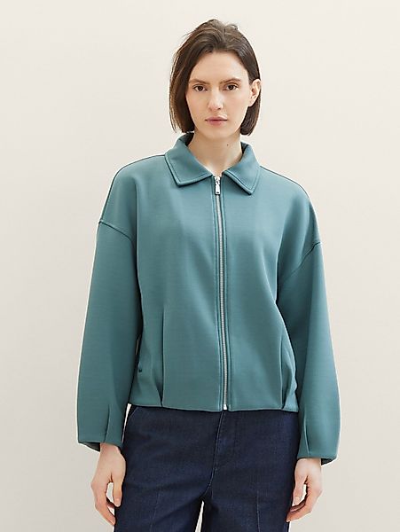 TOM TAILOR Sweatjacke Bomber Sweatjacke mit günstig online kaufen
