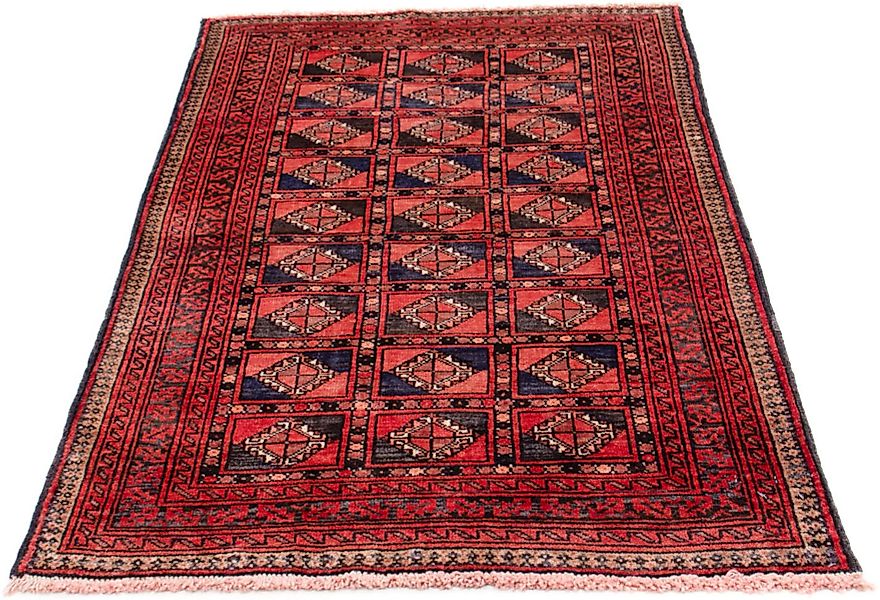 morgenland Orientteppich »Belutsch - 151 x 91 cm - hellrot«, rechteckig, Wo günstig online kaufen