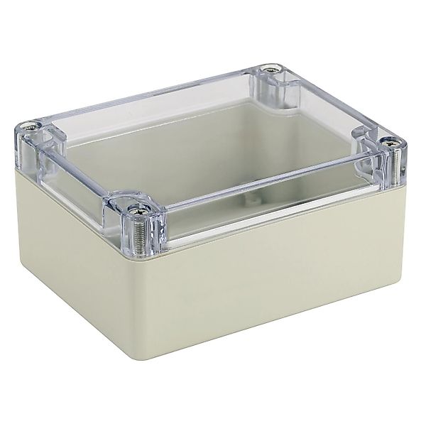 Blanko Modulgehäuse IP 65 Transparenter Deckel 115 x 90 x 55 mm günstig online kaufen