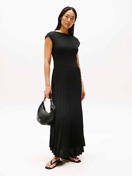 Tommy Hilfiger A-Linien-Kleid "5X2 RIB MIDI F&F DRS" günstig online kaufen