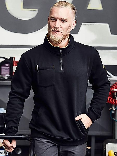 ROADSIGN australia Troyer Herren Sweattroyer mit Stehkragen - Arbeitspullov günstig online kaufen