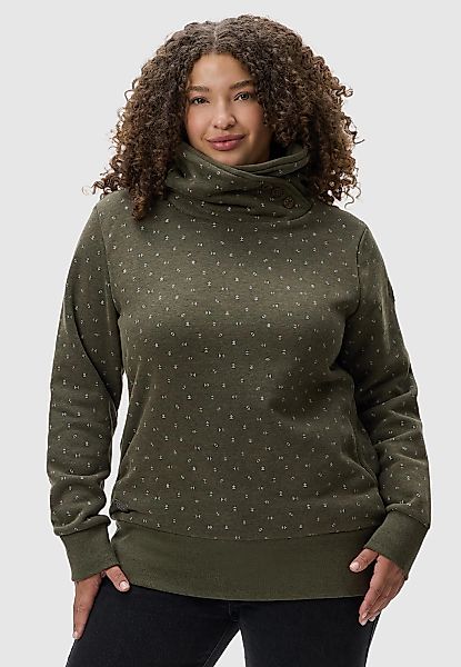 Ragwear Schalkragenpullover "Angell Plus" Damen Sweater mit Kaminkragen günstig online kaufen