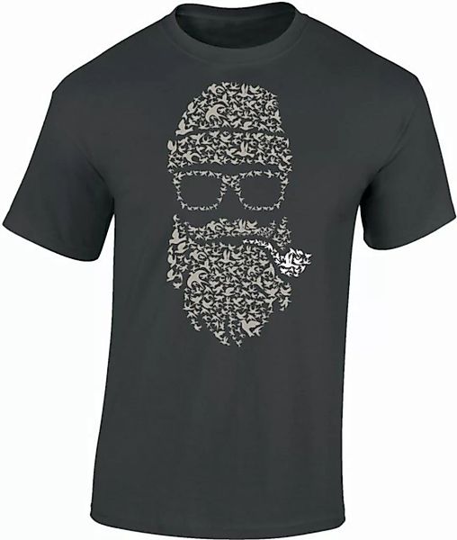 Baddery Print-Shirt Bird's Beard - Bart Barber-Shop Hipster Urban Streetwea günstig online kaufen