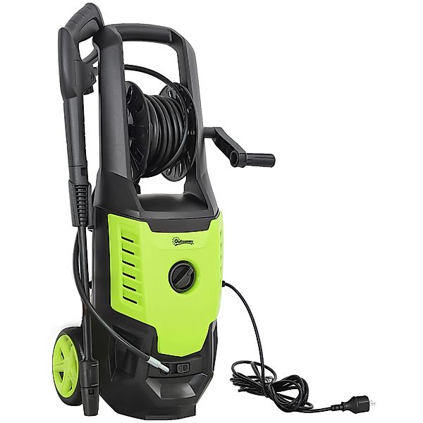 Outsunny Hochdruckreiniger 2200W, Druck 170 Bar, Durchfluss 420 L/h, mit Al günstig online kaufen