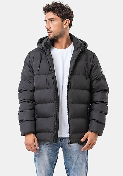 Cipo & Baxx Steppjacke mit Kapuze günstig online kaufen