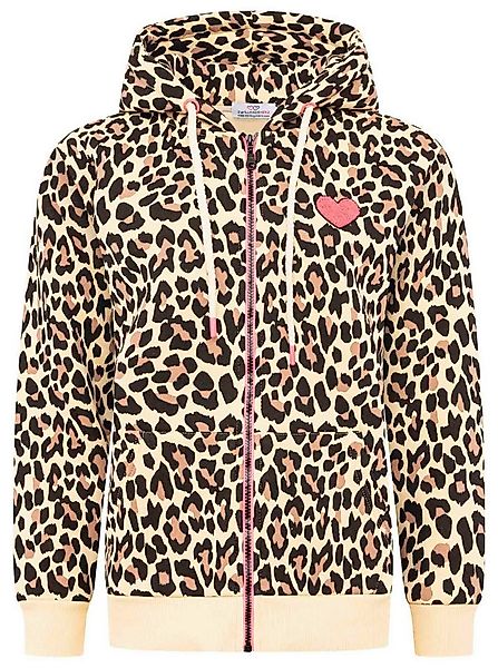 Zwillingsherz Kapuzensweatjacke Hoodiejacke Leo günstig online kaufen