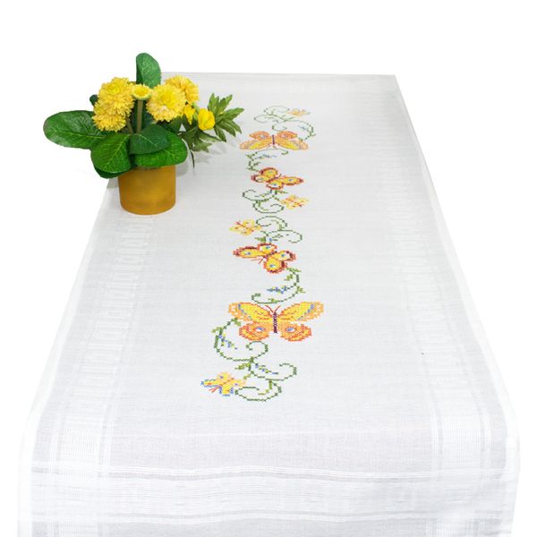 Delindo Lifestyle Kreativset Handarbeits-Tischläufer - Sticken günstig online kaufen