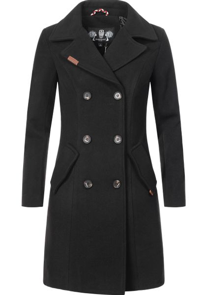 Marikoo Kurzmantel Nanakoo edler Damen Trenchcoat günstig online kaufen