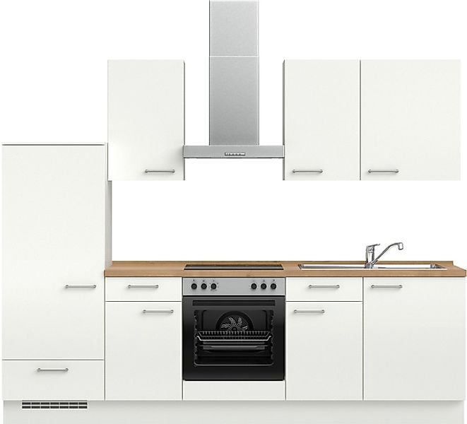 nobilia® Küchenzeile »"Laser I", Ausrichtung wählbar, Breite 270 cm« vormon günstig online kaufen