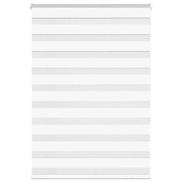 vidaXL Doppelrollo Weiß 110x150 cm Stoffbreite 105,9 cm Polyester 4014757 günstig online kaufen