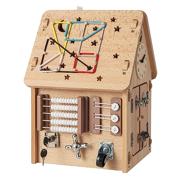 COSTWAY Lernspielzeug Kinder Spielhaus, Montessori Spielzeug günstig online kaufen