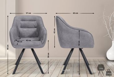 CLP Esszimmerstuhl Russel, Samt oder Antik günstig online kaufen