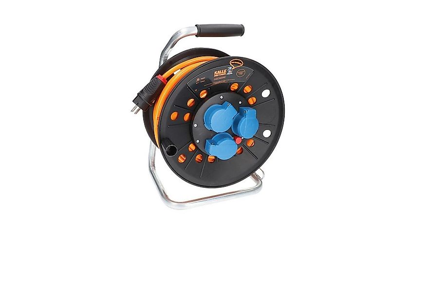 KALLE DAS KABEL Kalle Kabeltrommel Schuko 2,5 mm² Extreme Signal Orange IP4 günstig online kaufen