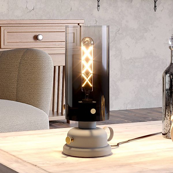 Tischleuchte Gargrave im Öllampen-Design günstig online kaufen