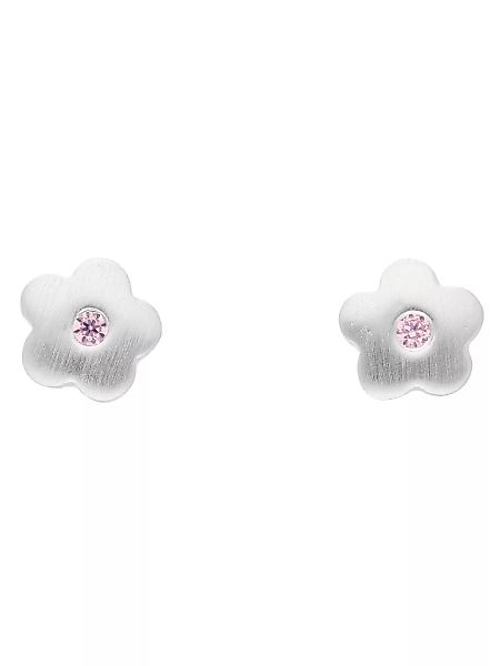 Adelia´s Paar Ohrhänger "925 Silber Ohrringe Ohrstecker Blüte", mit Zirkoni günstig online kaufen
