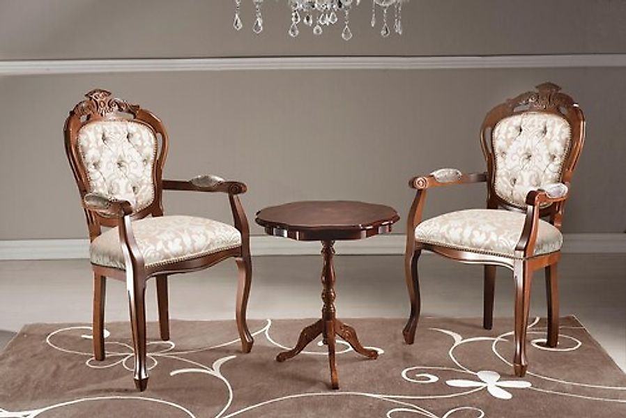 Home affaire Polsterstuhl »VENEZIANA 921/B« () mit Armlehnen, 1 Stück günstig online kaufen