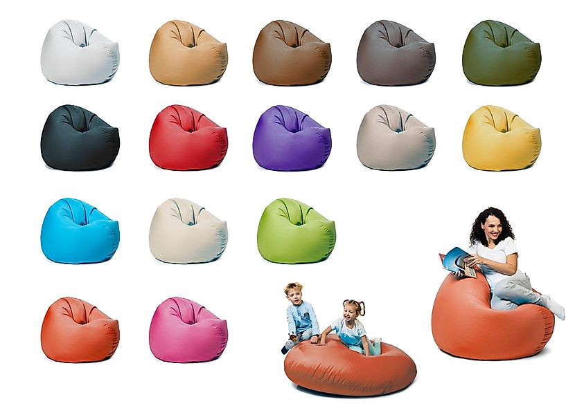 sunnypillow Sitzsack mit Styropor Füllung Outdoor günstig online kaufen