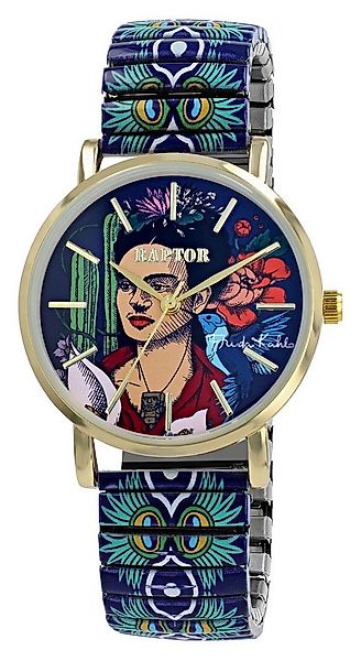 Raptor Quarzuhr Frida Kahlo Edition mit Edelstahlzugband, 3 ATM, inkl. günstig online kaufen