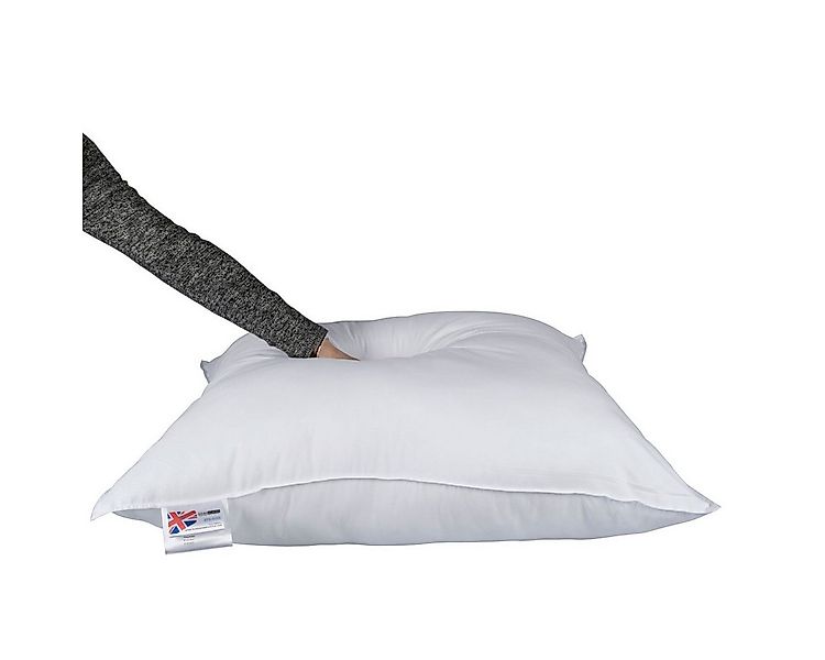 Homescapes Microfaserkissen Super Mikrofaser-Kopfkissen, 80 x 80 cm, Füllun günstig online kaufen