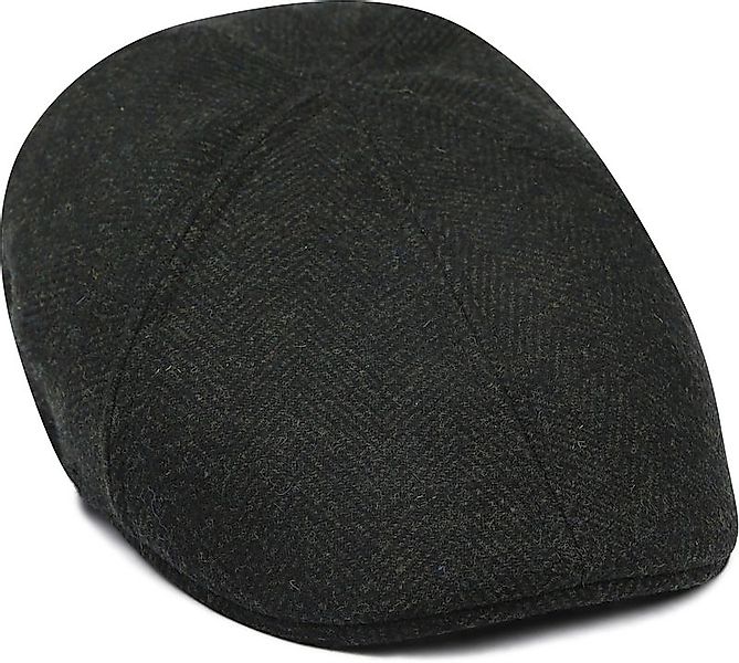 Suitable Flat Cap Wool Herringbone Dunkelgrün - günstig online kaufen