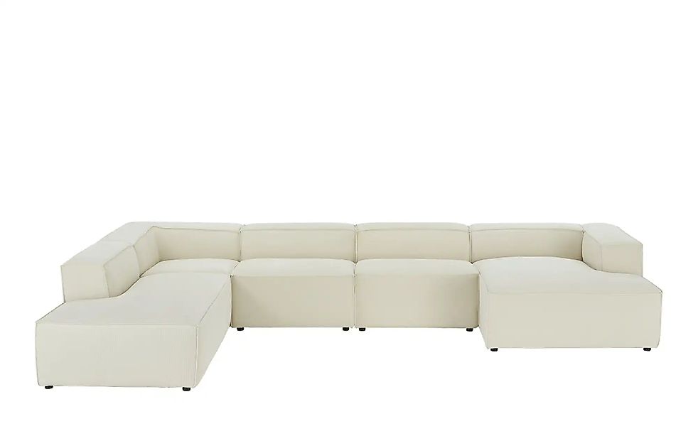 Wohnlandschaft   Relana  ¦ weiß ¦ Maße (cm): B: 395 H: 69 T: 245.0 Polsterm günstig online kaufen