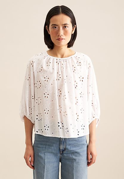 seidensticker Shirtbluse Schwarze Rose 3/4-Arm Rundhals günstig online kaufen