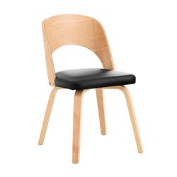 SoBuy Küchenstuhl Schreibtischstuhl mit Rücklehne Sitzhöhe 41cm FST97-SCH günstig online kaufen