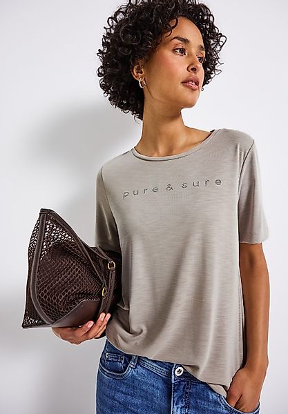 STREET ONE T-Shirt mit Wording und günstig online kaufen