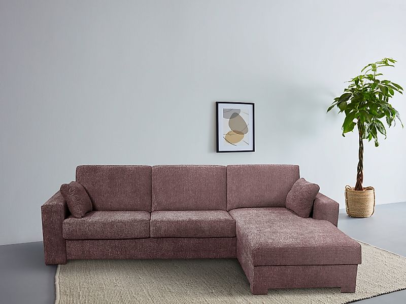 Home affaire Ecksofa Roma "M" Matratzenhöhe günstig online kaufen