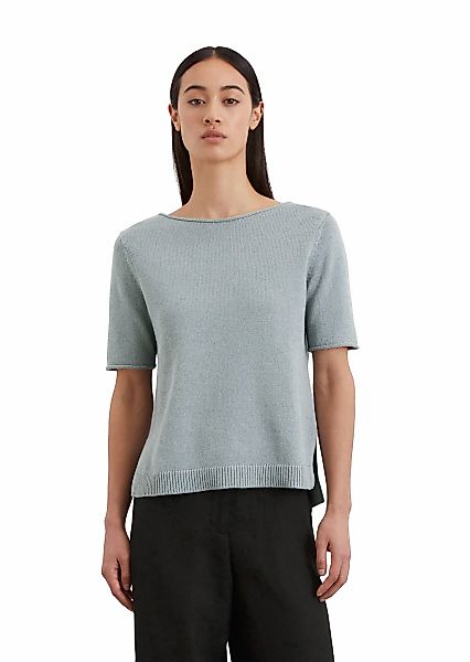 Marc OPolo Rundhalspullover "aus Organic-Cotton-Leinen-Mix" günstig online kaufen