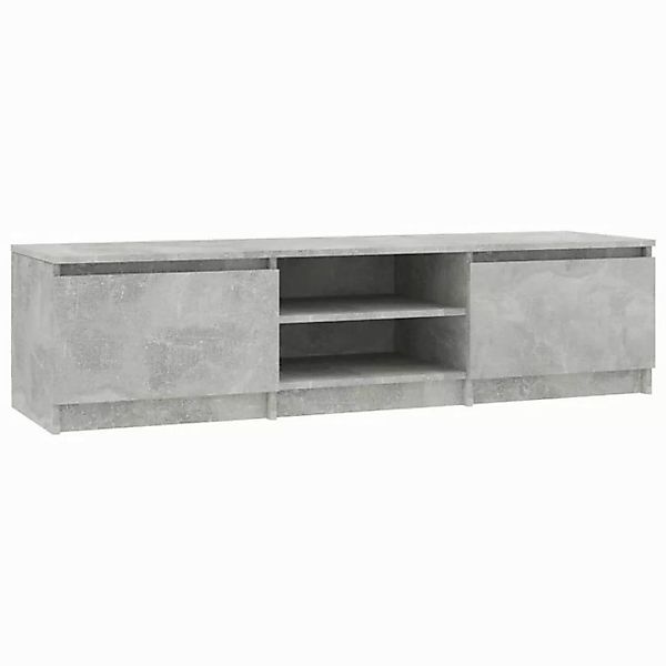 furnicato TV-Schrank Betongrau 140x40x35,5 cm Holzwerkstoff (1-St) günstig online kaufen